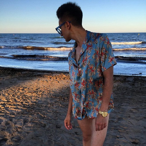 Replace the beach with Auschwitz and you'll get a hint of Domínguez's polemical pictures